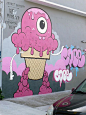 BUFF MONSTER http://www.widewalls.ch/artist/buff-monster/ #popart #streetart #urbanart: 