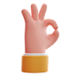 Love Hand Gesture 3D Icon