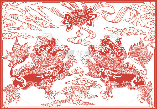 狮子,进行中,珍珠牡蛎,公亩,狮子舞蹈,...