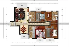 星河盛世城装修128㎡咨询：15533987360
