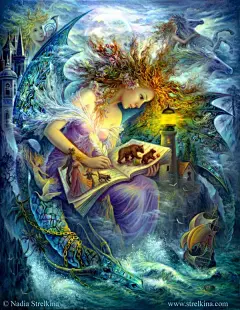 Nadia Strelkina唯美插画作品欣赏::设计路上::网页设计、网站建设、平面设计爱好者交流学习的地方