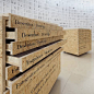 stencil type on osb drawers: 