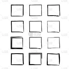 框架集。矢量插画