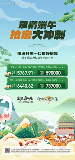 源文件下载【地产端午节特价房海报】编号：34510031194956944
