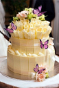 蝶恋花，创意婚礼蛋糕， 满满是甜蜜和浪漫的味道！