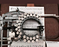 1936年的乐谱印刷机，可以说是相当蒸汽朋克了。 ​​​​