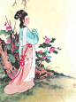 她被称为“中国工笔仕女第一人”，只用一支笔便画活了古典女子的极致之美_【今日爆点】