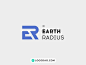 国内外创意EARTH RADIUS标志设计LOGO欣赏