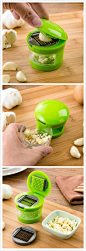 Portable Press Style Manual Garlic Chopper #gadgets#kitchen#