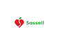 Sossel, fresh and healthy design identity brand love food green nutrition health healthy eco logo branding fresh