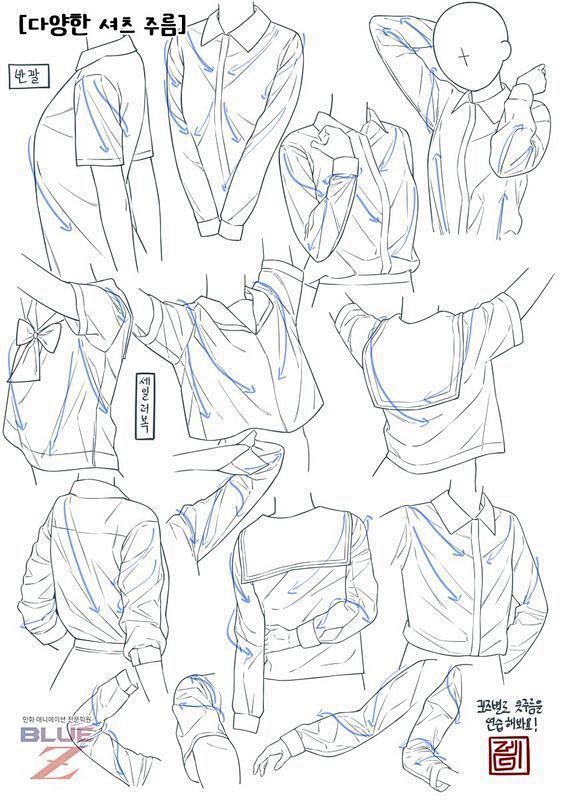 #绘画学习#

衣物褶皱练习参考，找到支...