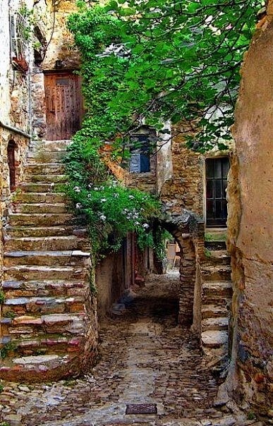 古代通道，普罗旺斯，法国