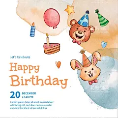 手绘生日快乐   - 源文件下载【酷图网】手绘生日快乐,手绘,生日,插画,生日快乐,卡通生日,背景,卡哇伊,节日,