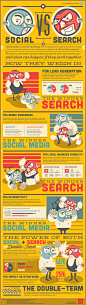 Search vs. Social [INFOGRAPHIC]