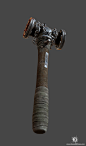 Post-Apocalyptic bloody hammer, Genadi Dimov : Weapon that i crated for a game project called The Other 99, while i was working for Burning Arrow Ltd.<br/>I had amazing time working on this title with the guys from Burning Arrow.