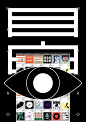 yamanoteyamanote hamamatsucho, by julmeme - typo/graphic posters : japan, 2017 / the yamanoteyamanote poster project follow the yamanote line that loops through downtown tokyo, stopping at all 29 stations to create two posters that present parallel vision
