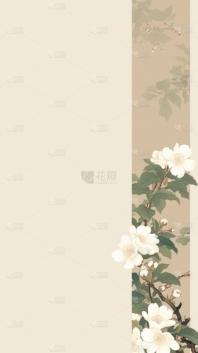 中国风通用古风花朵宣纸国画背景图片素材素材-花瓣网