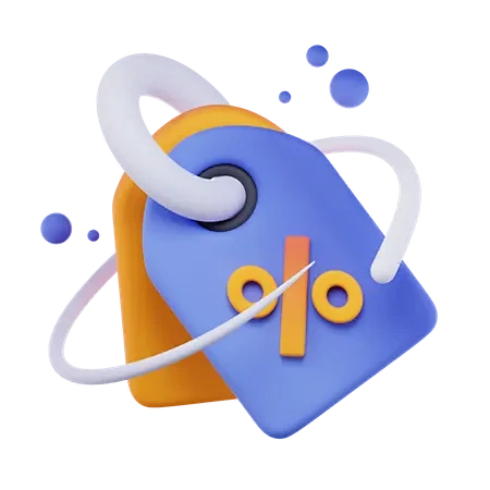 价格标签 3D 图标