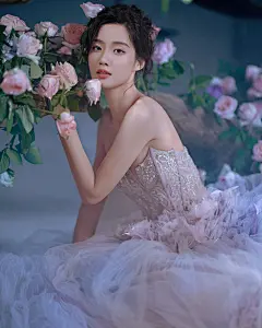 卢昱晓 浪漫紫纱裙 (1)