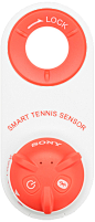 Feature Design / Smart Tennis Sensor / Sony : Introducing the Smart Tennis Sensor from Sony. Attached to your racket, it helps you improve by visualizing your swings. See how design and technology make Sony a player to watch in this new field.