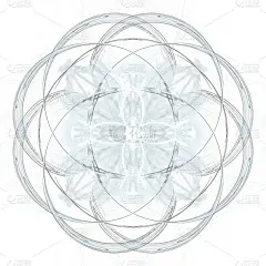 抽象的垃圾色浅蓝色孤立图案