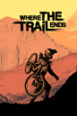 车轮不息 Where The Trail Ends的电影海报设计