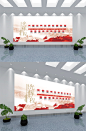 党的光辉历程党建文化墙