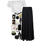 A fashion look from February 2016 featuring crop top, circle skirt and Wet Seal. Browse and shop related looks.