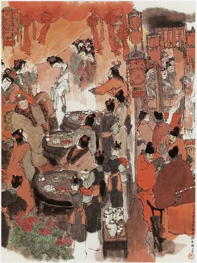 中国画家戴敦邦笔下的《红楼梦》插图-花瓣网