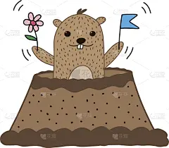 白昼,文字,可爱的,请柬,洞,天气,二月,春天,问候,绘制