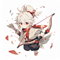 可爱男生头像｜羽之弓箭——Q版_2_Dear Deer_来自小红书网页版