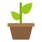 卡通可爱扁平自然植物动物ICON图标LOGO免抠PNG图案 AI矢量素材 (9)