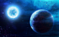 blue outer space planets wallpaper (#629638) / Wallbase.cc