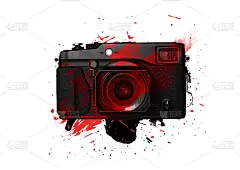 在白色背景上飞溅，数字水彩画，用于印刷在海报上