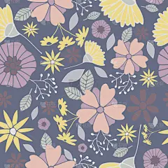 紫色,四方连续纹样,可爱的,华丽的,纺织品,浪漫,简单,壁纸,植物群,花