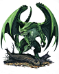 Young Green Dragon by BenWootten on deviantART