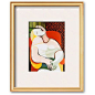 Art.com ''The Dream'' Framed Art Print by Pablo Picasso, Coventry Gold... (5,910 PHP) ❤ liked on Polyvore featuring home, home decor, wall art, coventry gold thin, vertical wall art, gold home accessories, gold home decor, gold wall art and gold framed wa