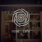 "Rose Cafe" logo : "Rose Cafe" logo