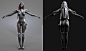 SNIPER, YURIY ROMANYK : Most of the objects for the character I used from the store
http://romanyukart.com/store/category/armor/
This is the author's model made for the VR project in the style of a sci-fi shooter. The idea of the character is inspired by