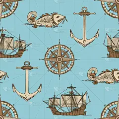 化妆舞会服,华丽的,帆,纺织品,游艇,壁纸,船,动物,复古,旅行