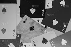 一张黑桃二,壁纸,白色,扑克,水平画幅,无人,黑桃,黑色,纸牌,西班牙