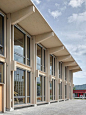 Wooden Rooms - Swiss Training Center by Peter Moor Architekten