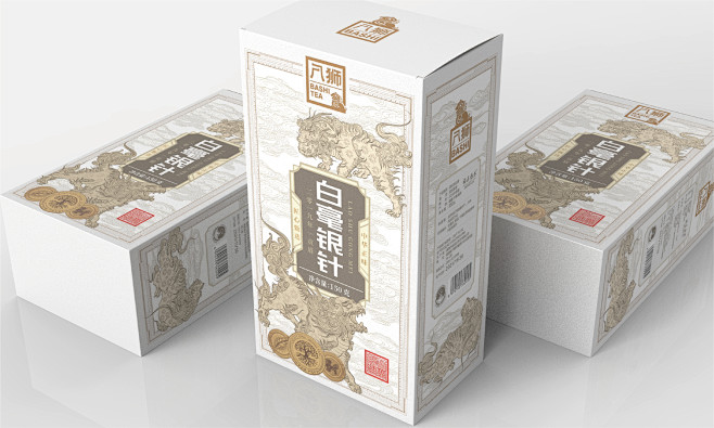 东方神韵|八狮茶业品牌包装PI系统设计-...