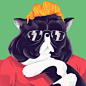 Squeezie : New identity I developed for the youtuber Squeezie