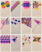 Design Work Life » Paper Pusher Printworks: 2013 Risograph Calendar