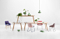 Monk easy chair metal by Prostoria