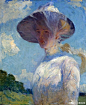 下巴有饱和度较高的反光
这光线也太通透了

Frank Weston Benson (American, 1862-1951) ​​​​