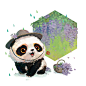 夜来风雨声，花落知多少。#财源“滚滚”来！##中国熊猫#