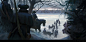 The crossing., Gilles Beloeil : Assassin's Creed III concept artwork.