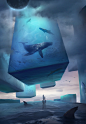 "the dream of the sea"—Liu Cixin, Wang Heng : Read Liu Cixin's short story "the sea of dreams",it's an alien who puts the frozen sea ice on the earth and gives it to the sky！